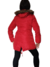 Campera Parka Tapado Inflable c/Piel y Capucha Desmontable c/Piel Desmontable Roja - Cris Store Ok