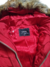 Imagen de Campera Parka Tapado Inflable c/Piel y Capucha Desmontable c/Piel Desmontable Roja