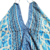Vestido Largo Fresco Verano Liviano - Animal Print Celeste - tienda online