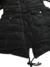 Campera Parka Tapado Inflable c/Piel y Capucha Desmontable c/Piel Desmontable Negra - comprar online