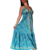 Vestido Largo Fresco Verano Liviano - Arabesco Verde Claro - comprar online