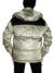 Campera Inflable Metalizada Capucha Desmontable Abrigada Elegante Beige - comprar online