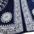 Imagen de Vestido Largo Hindu - Diseño Hojas - Azul Oscuro