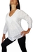 Remera Hindu Encaje Bordada Mangas 3/4 Liviana Elegante - Modelo 1