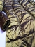 Campera Metalizada Larga Piel Interna Capucha Dorado - comprar online