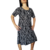 Vestido de Seda Fria - Ondas Negro Modelo 2 - comprar online