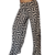 Pantalon Palazzo de Seda Fria - Ondas Beige Modelo 25