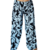 Pantalon Palazzo de Seda Fria - Flores Celeste Modelo 32 en internet