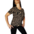 Remera de Seda Fria - Ondas Marron Claro Modelo 52 - comprar online