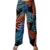 Pantalon Palazzo de Seda Fria - Hojas Negro Modelo 6 en internet