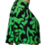 Pollera de Seda Fria - Abstracto Verde Modelo 8 - Cris Store Ok