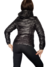Campera Metalizada Corta Piel Adentro Capucha Desmontable Negro - Cris Store Ok