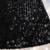 Musculosa Lentejuelas Brillos Noche Fiesta Cumpleaños - Negro