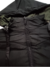 Campera Reversible Inflable c/Capucha Desmontable Negro y Verde Musgo - tienda online