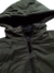 Campera Reversible Inflable c/Capucha Desmontable Negro y Verde Musgo en internet