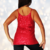 Musculosa Lentejuelas Brillos Noche Fiesta Cumpleaños - Rojo - tienda online