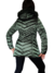 Campera Inflable Metalizada Piel Adentro Capucha Desmontable Verde Oscuro - Cris Store Ok