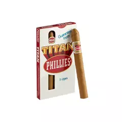 Habano Phillies blunts Titan por caja de 5 unidades