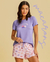Pijama macarons lilás