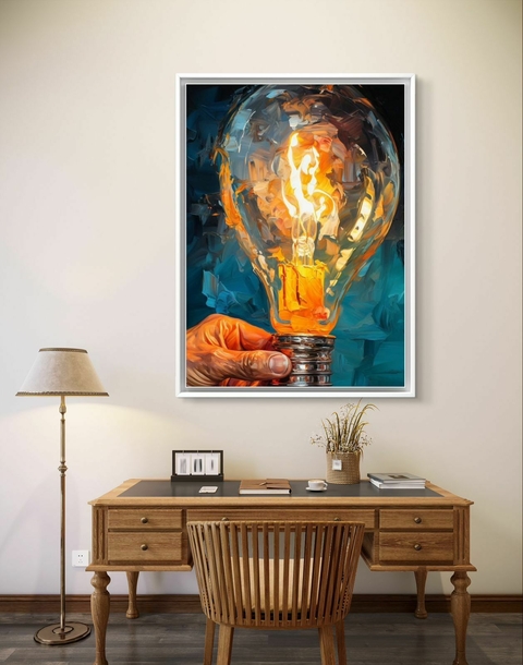 Quadro Decorativo Iluminação Abstrata