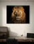Quadro Decorativo Rei da Selva - Casa Dos Quadros 