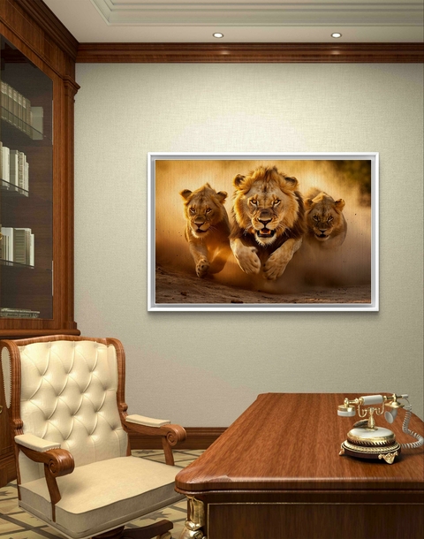 Quadro Decorativo A Caçada Poderosa