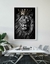 Quadro Decorativo Leão Majestoso