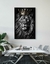 Quadro Decorativo Leão Majestoso - Casa Dos Quadros 