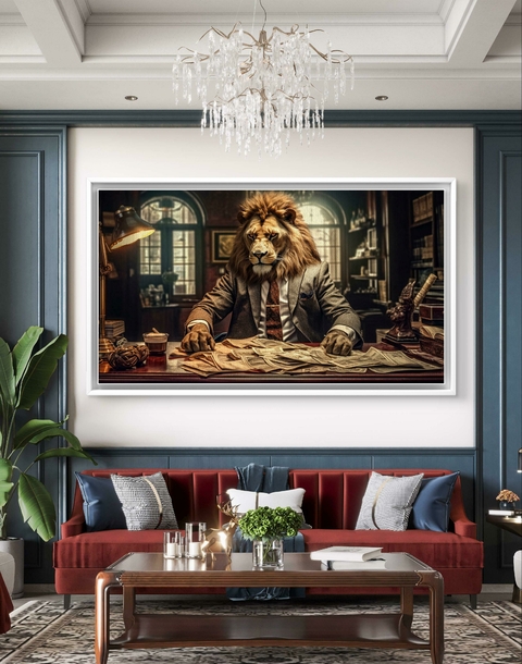 Quadro Decorativo Empresário Selvagem