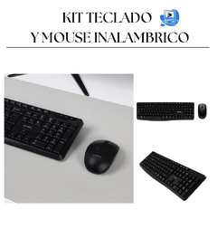 KIT TECLADO Y MOUSE INALAMBRICO