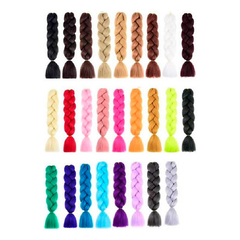 Pelo kanekalon extensiones colores surtidos