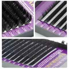 extensiones de/para pestañas Nagaraku D pelo por pelo clasicas- 9mm - 0.03 D NEGRO en internet