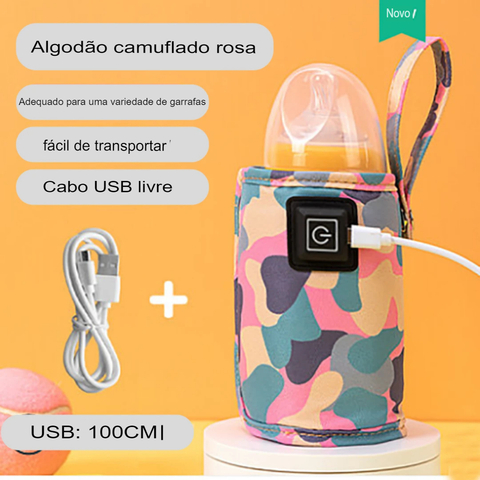 Aquecedor de Mamadeira Portátil USB