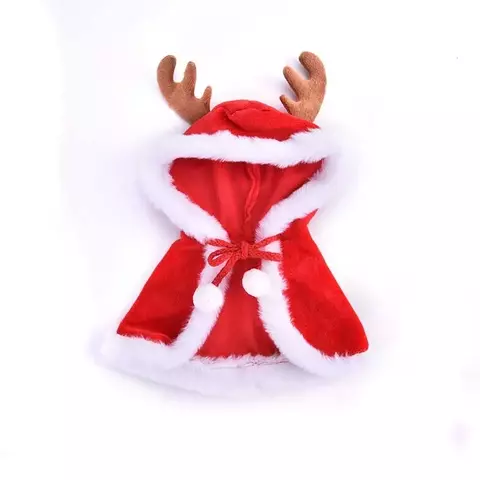 Capa Vermelha de Natal Paper Pelúcia