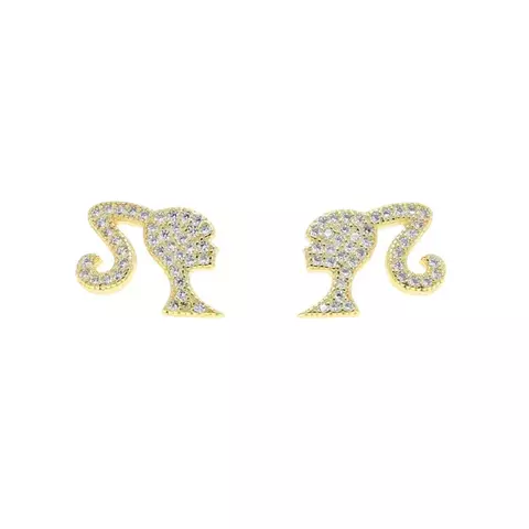 Brinco Semi-Joia Barbie