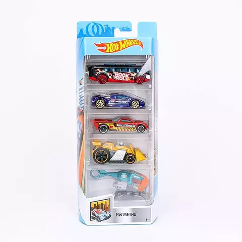 Pack 5 Carrinhos Hot Wheels - Coleção Limitada