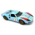 Miniatura Ford GT40 MK II 1966 Kinsmart 1/32Metal e Fricção Azul Claro