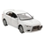 Miniatura Lancer Evolution X 2008 Kinsmart 1/36 Metal e Fricção Branco