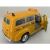 Carrinho Miniatura Chevrolet Suburban 1950 Kinsmart 1/36 Fricção e Metal School Bus Amarelo