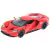Miniatura Ford GT 2017 Kinsmart 1/38 Metal e Fricção Vermelho - MundoMIXCIF