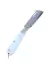 Canivete Cabo de Acrílico Branco Aço Carbono Artesanal Bainha Preta Cavalo - comprar online