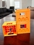 Case Porta Pilhas AAA Engradado Capacidade de até 12 Pilhas - Cor Laranja 3D