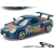 Miniatura Toyota MR2 2005 Street Figther Kinsmart 1:32 Metal e Fricção Azul