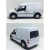 Miniatura Ford Transit Connect Metal e Fricção Welly 1/38 Branco - loja online
