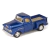 Miniatura Chevy Stepside 1955 Pickup Kinsmart 1/32 Metal e Fricção Azul Metálico