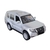 Miniatura Mitsubishi Pajero 4WD Turbo Real 1:43 Metal e Fricção Prata