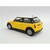Miniatura Mini Cooper S Kinsmart 1/28 Metal e Fricção Amarelo