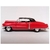 Miniatura Cadillac 1953 Welly 1/43 Metal e Fricção Vermelho teto Preto - loja online