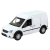 Miniatura Ford Transit Connect Metal e Fricção Welly 1/38 Branco