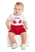 Conjunto feminino Bebê Com Shorts Cotton Cerejinha